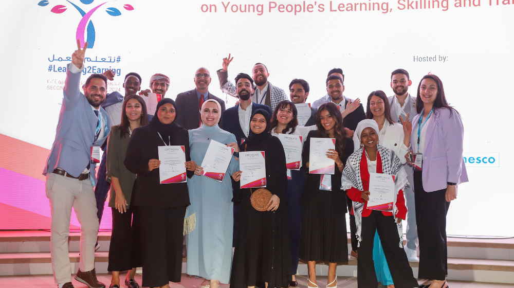 Youth participating in the Regional High-Level Meeting on Young People’s Learning, Skilling, and Transition to Decent Work. Phot