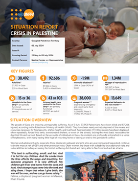 UNFPA Palestine Situation Report #9 - 03 July 2024