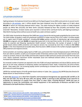 Sudan Emergency: Situation Report No.2 (22 May 2023)