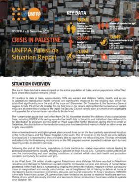  UNFPA Palestine Situation Report #4 - 11 December 2023