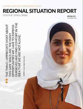 UNFPA Regional Situation Report For the Syria Crisis — November 2022