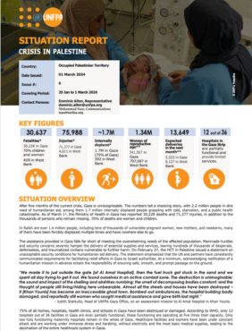 UNFPA Palestine Situation Report #6 - 3 March 2024