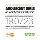 Adolescent girls as agents of change