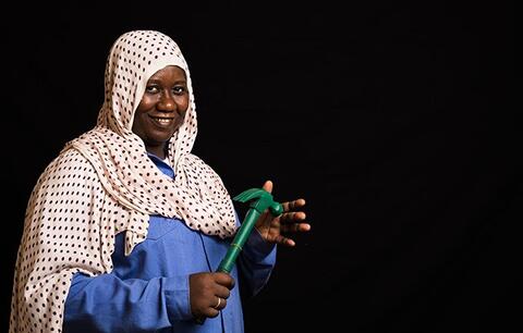 Adouia Brema is an electrician in Chad. © World Bank/Vincent Tremeau