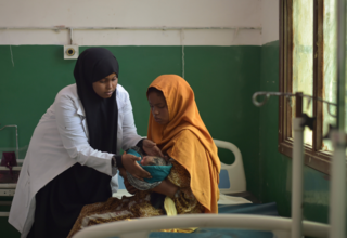 A midwife from Somalia 