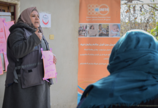Yousra, a Midwife from Syria © Basheer Sijary for UNFPA