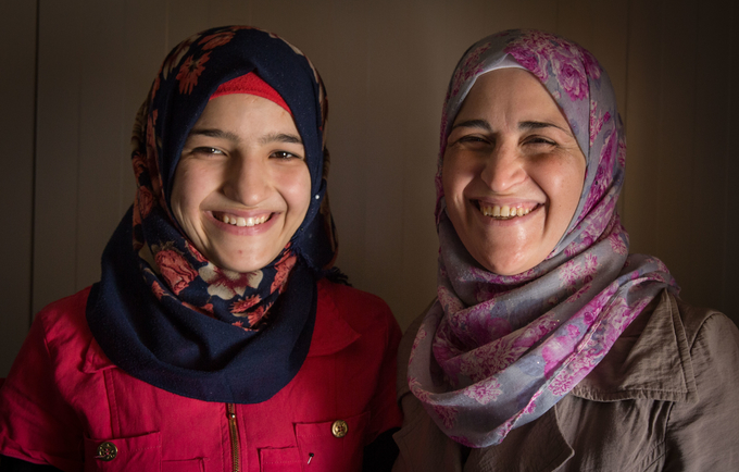 Saba and her mother, Izdihar, both give awareness sessions to girls in schools about their health and the benefits of continuing with their education.