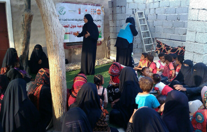 Amidst the chaos of the conflict, women in Yemen have increased vulnerability to gender-based violence. © UNFPA Yemen