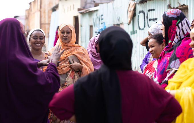 Peer educators from the UNFPA Elle et Elles network, launched in Djibouti in 2021