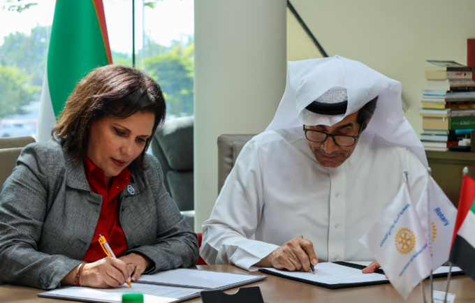 The Association of Rotary Clubs UAE and UNFPA’s New Partnership