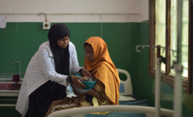A midwife from Somalia 