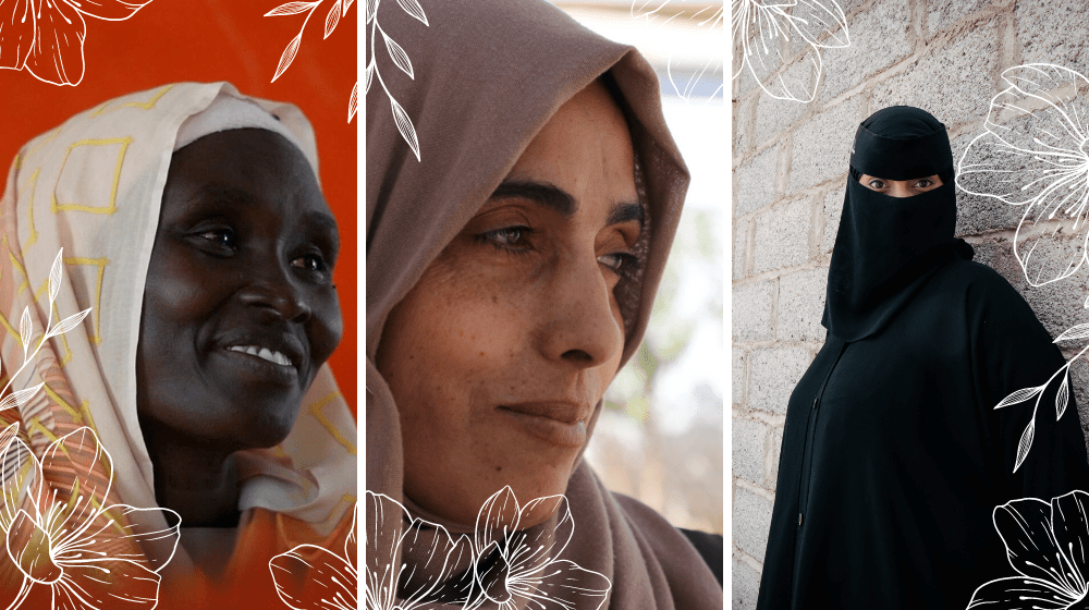 Portraits of three Women