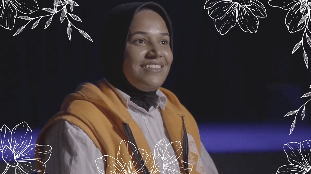 صورة لامرأة شابة من مصر.