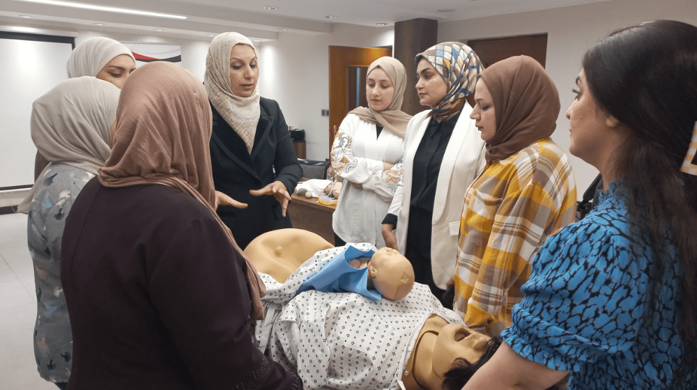 Training of Trainers (ToT) session for 34 healthcare professionals from 12 Iraqi governorates organized by the Danish Red Cross 