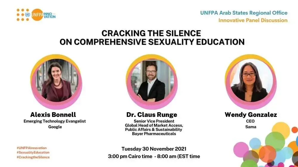 Cracking the silence on comprehensive sexuality education - Innovative panel discussion