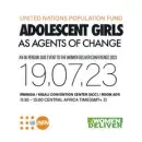 Adolescent girls as agents of change