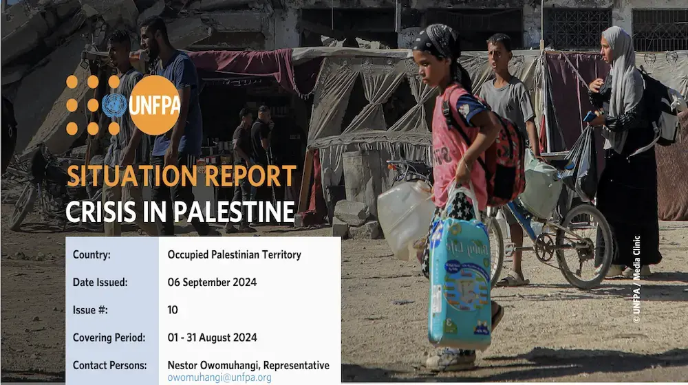 UNFPA Palestine Situation Report #10 - 06 September 2024