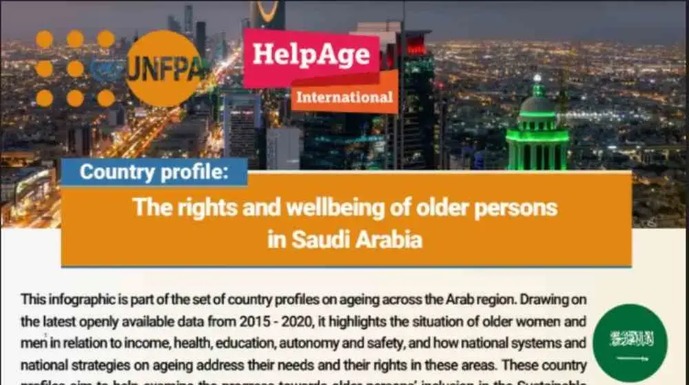 The rights and wellbeing of older persons in Saudi Arabia