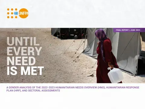 Until Every Need is Met - Analysis report