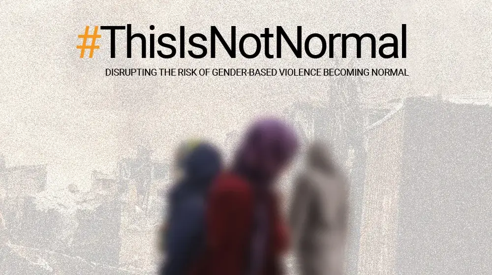 #ThisIsNotNormal: A UNFPA campaign to disrupt the risks of gender-based violence becoming normal