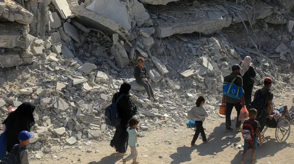 Women and girls on the move in Gaza