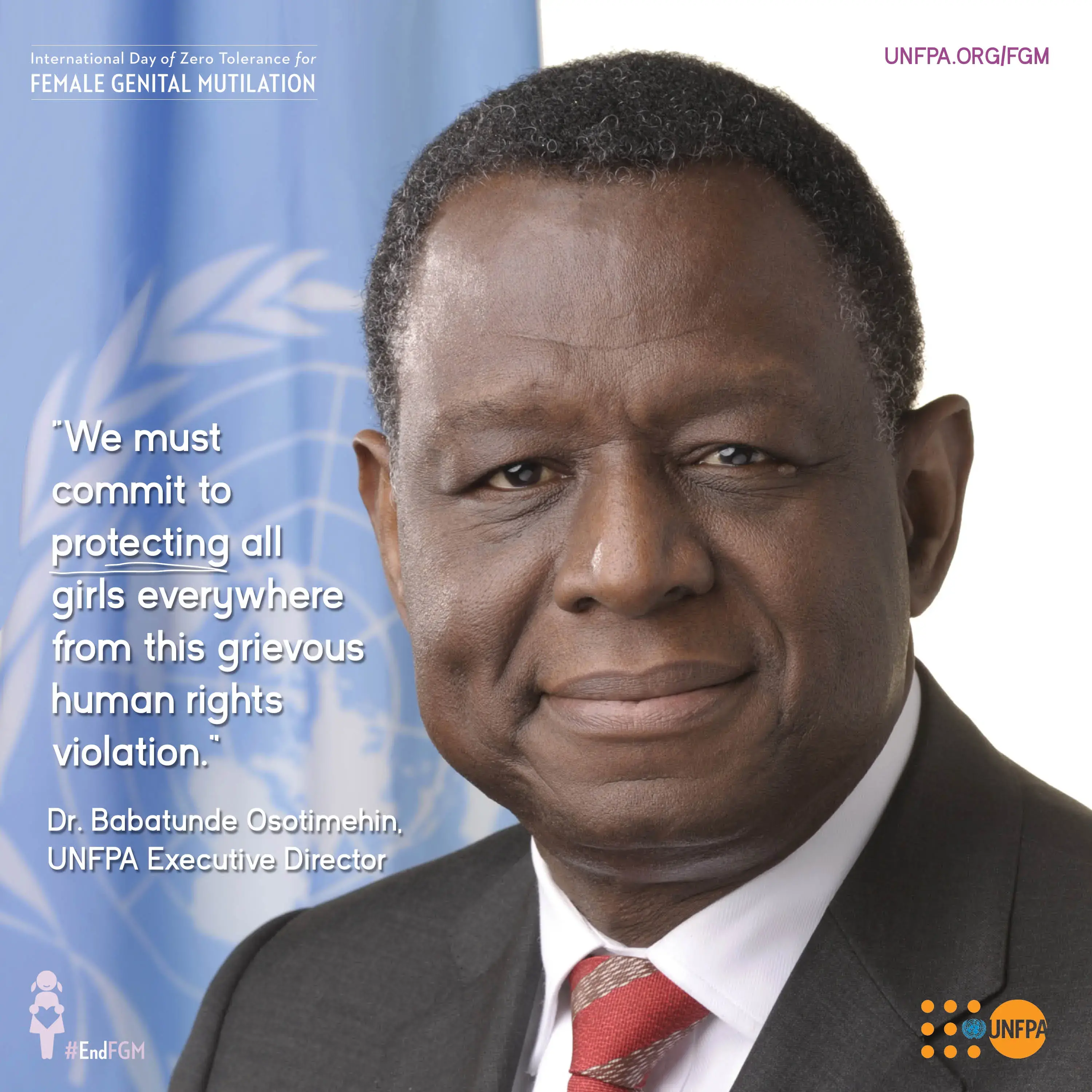 Joint message from UNFPA Executive Director Dr. Babatunde Osotimehin and UNICEF Executive Director Anthony Lake on the International Day of Zero Tolerance for Female Genital Mutilation  6 February 2017