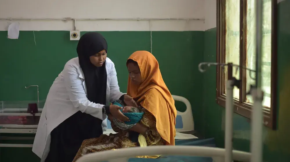 A midwife from Somalia 