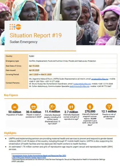 Sudan Situation Report #19 - March 2025