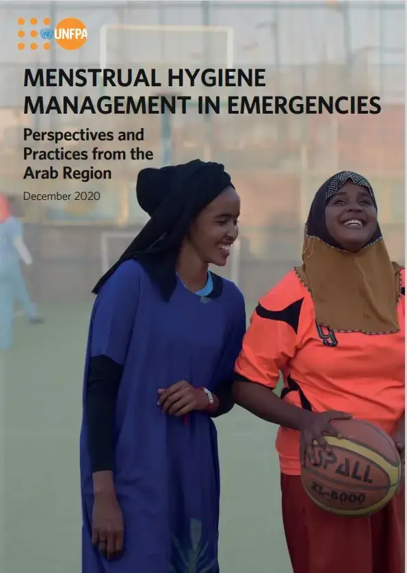 Cover photo of the UNFPA Menstrual Hygiene Management in Emergencies publication