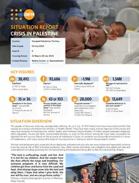 UNFPA Palestine Situation Report #9 - 03 July 2024