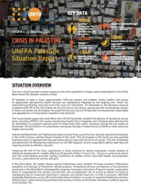  UNFPA Palestine Situation Report #4 - 11 December 2023