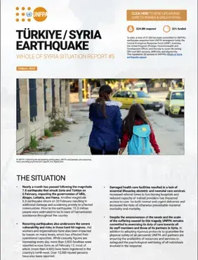 UNFPA Whole of Syria Situation Report #5