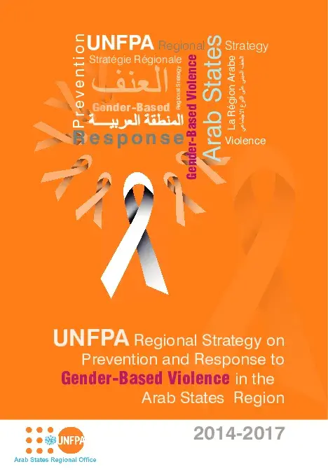  UNFPA Regional Strategy on Prevention and Response to Gender-Based Violence in the Arab States