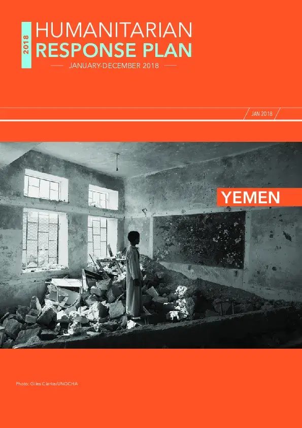 2018 Yemen Humanitarian Response Plan (YHRP)